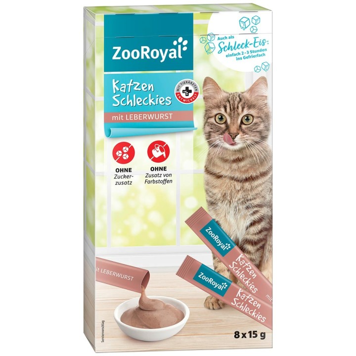ZooRoyal Schleckies Leberwurst 8x15g