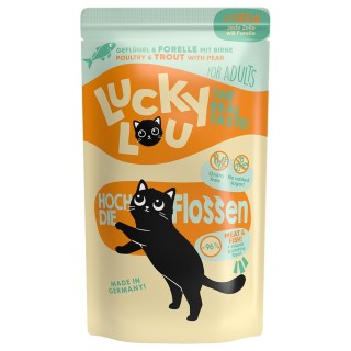 Lucky Lou Adult 16 x 125 g - Geflügel & Forelle
