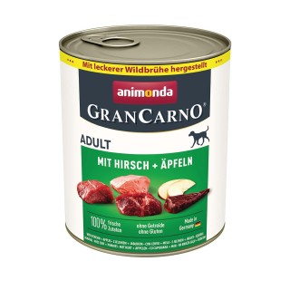 animonda GranCarno Adult mit Hirsch + Äpfeln 6x800g