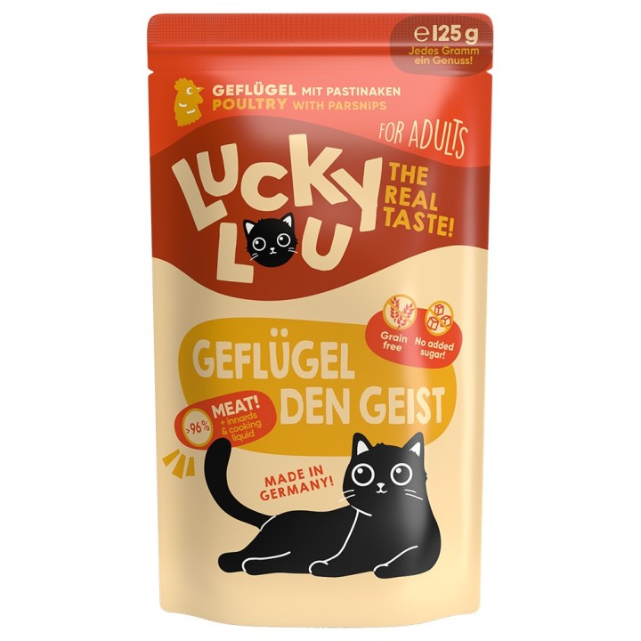 Lucky Lou Adult 16 x 125 g - Geflügel