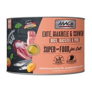 MAC's Cat Feinschmecker Ente, Makrele & Schwein 6x200g