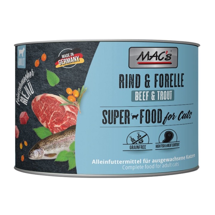 MAC's Cat Feinschmecker Rind & Forelle 6x200g