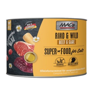 MAC's Cat Feinschmecker Rind & Wild 6x200g