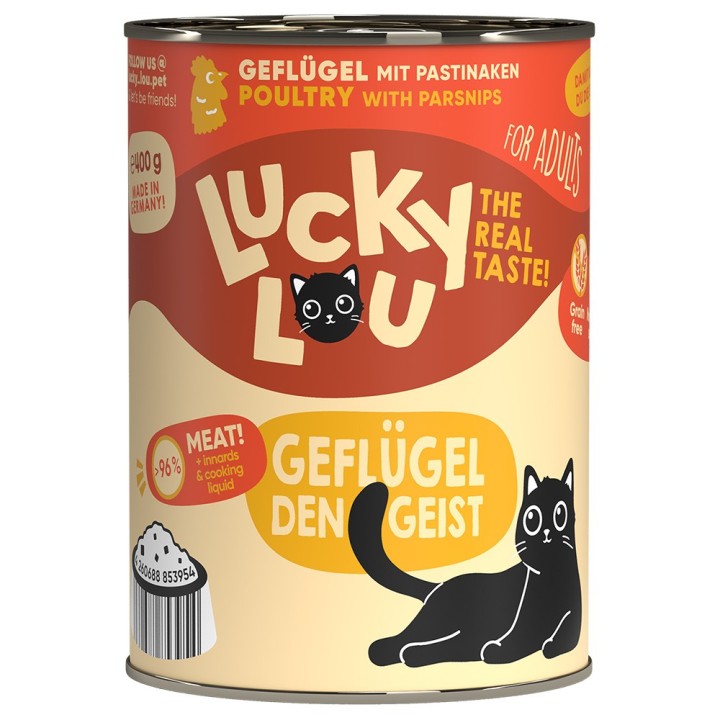 Sparpaket Lucky Lou Adult 24 x 400 g - Geflügel