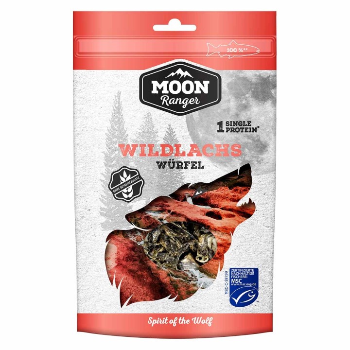 MOON Ranger Wildlachs Würfel 70g