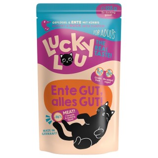 Lucky Lou Adult 16 x 125 g - Geflügel & Ente