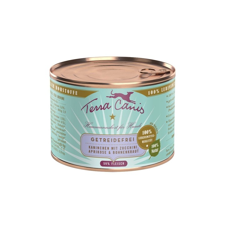 Terra Canis getreidefrei – Kaninchen mit Zucchini 12x200g