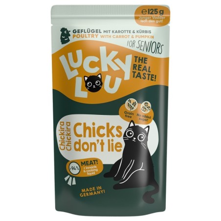 Lucky Lou Senior 16 x 125 g - Geflügel