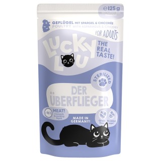 Sparpaket Lucky Lou Adult 48 x 125 g - Sterilized Geflügel