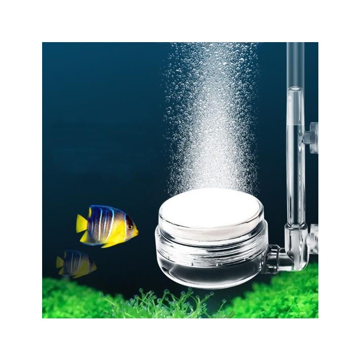 Aquarium-Luftstein mit Steuerventil, hoher gelöster Sauerstoffrate, ultra-leiser Hydroponik-Sauerstoffdiffusor für Aquarien
