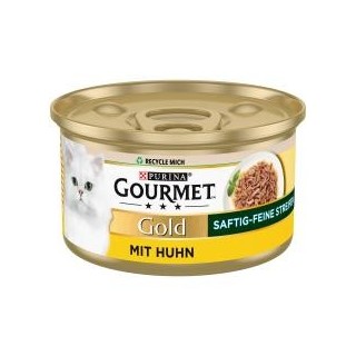 Purina Gourmet Gold Saftig feine Streifen mit Huhn