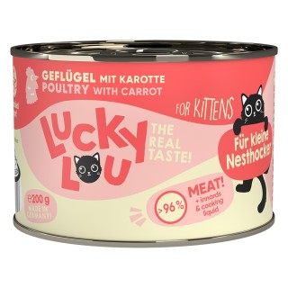 Lucky Lou Lifestage Kitten 6 x 200 g - Geflügel