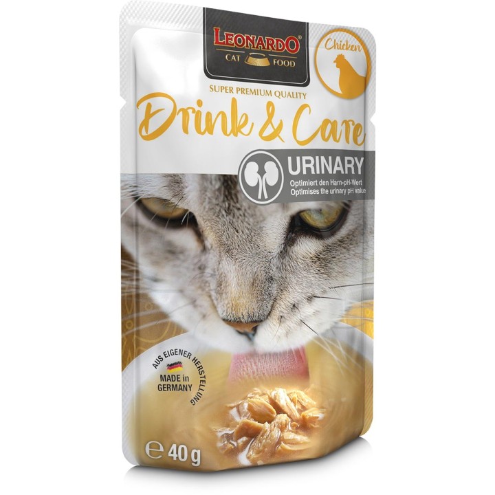 Leonardo Drink & Care Urinary Chicken 10x40g
