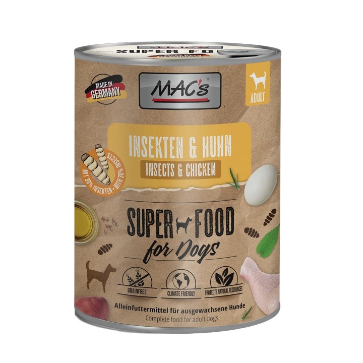MAC's DOG Insekten & Huhn 6x750g