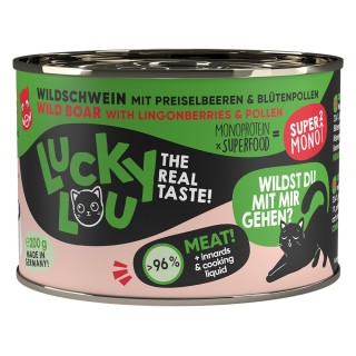 Lucky Lou SuperMono² 6 x 200 g - Wildschwein