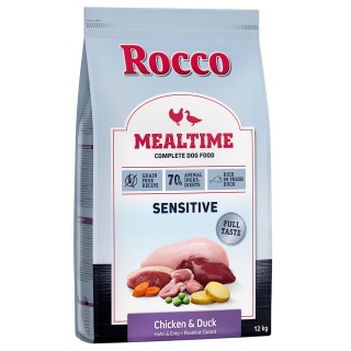Rocco Mealtime Sensitive - reich an frischem Huhn und frischer Ente Sparpaket: 2 x 12 kg