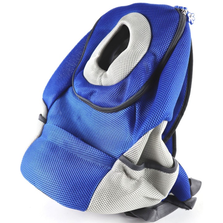 TPFLiving Tiertransporttasche Tiertranportrucksack - Tierrucksack für Ihr Haustier - - blau