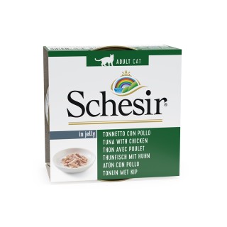Schesir in Gelee 6 x 85 g - Thunfisch mit Hühnerfilet
