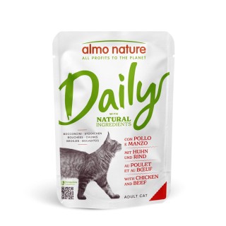 Almo Nature Daily Menu Pouch 6 x 70 g - Huhn und Rind