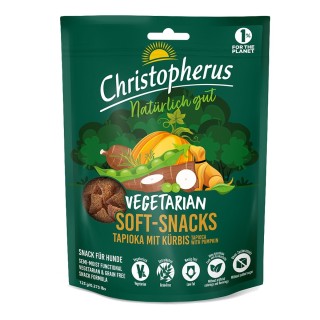 Christopherus Vegetarian - Soft Snack - Tapioka mit Kürbis 125g