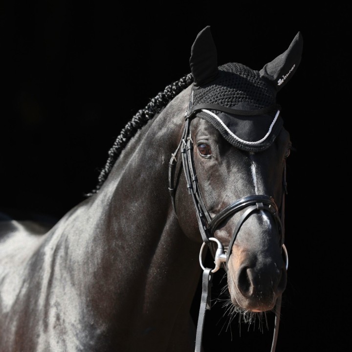 Bucas Fly Bonnet - Black/Silver