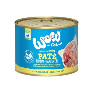 WOW CAT Junior Huhn & Garnele 6x200g