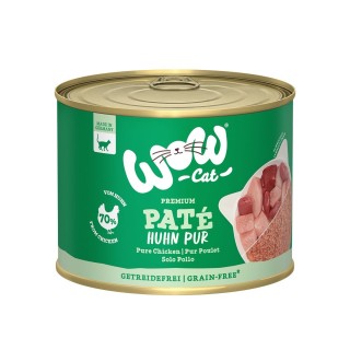 WOW CAT Adult Huhn Pur 6x200g