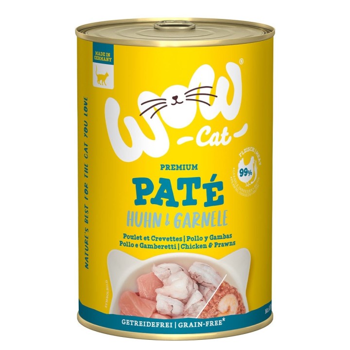 WOW CAT Adult Huhn & Garnelen 6x400g