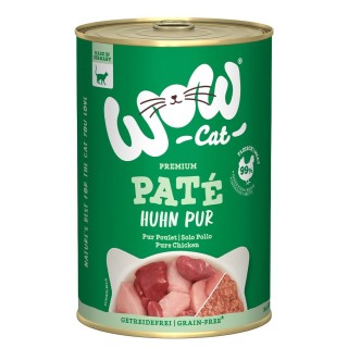 WOW CAT Adult Huhn Pur 6x400g