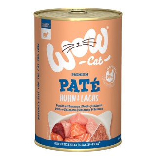 WOW CAT Adult Huhn & Lachs 6x400g