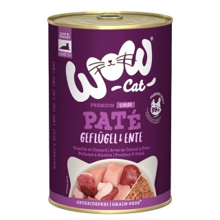 WOW CAT Senior Geflügel & Ente 6x400g