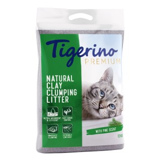 Tigerino Premium Katzenstreu – Pinienduft - 12 kg