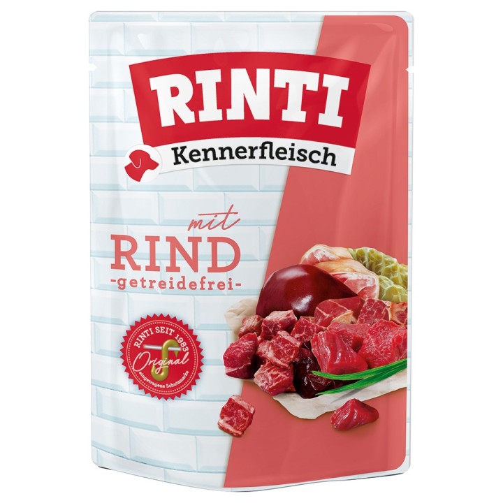 Sparpaket RINTI Kennerfleisch Pouches 20 x 400 g - Rind