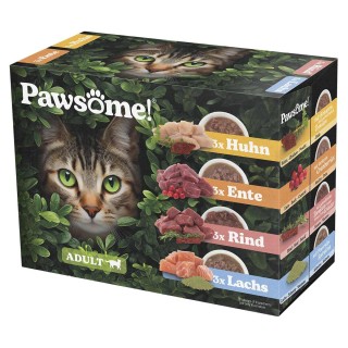 Pawsome Adult Mixpack 12x85g
