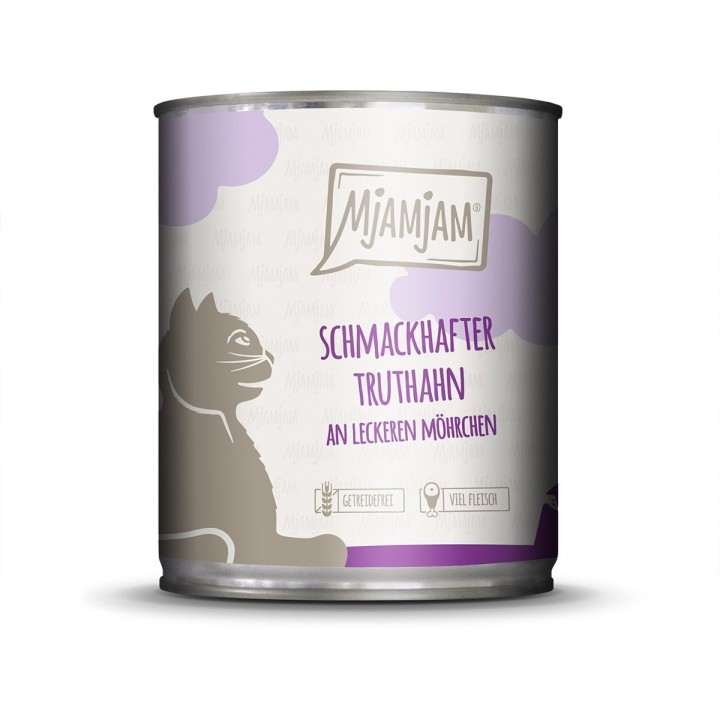 MjAMjAM - schmackhafter Truthahn an leckeren Möhrchen 6x800g