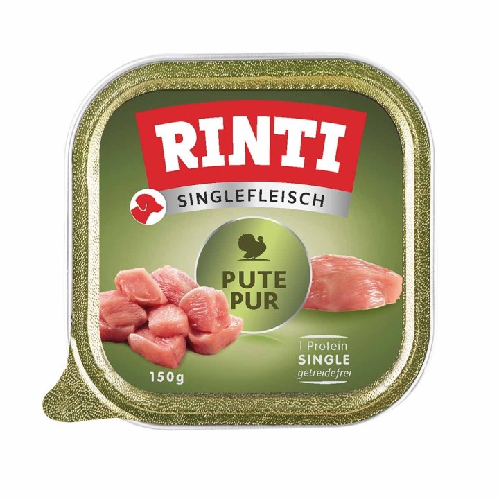 RINTI Singlefleisch Pute Pur 10x150g