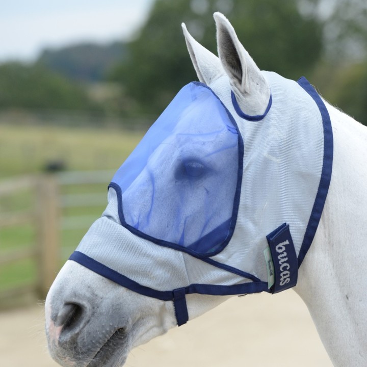 Bucas Buzz-Off Delux Mask - Blue