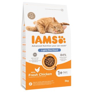IAMS Advanced Nutrition Sterilised Cat mit Huhn - 3 kg