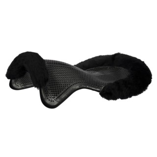 Acavallo Gelpad Therapeutic 1/2 Lammfellrand - schwarz