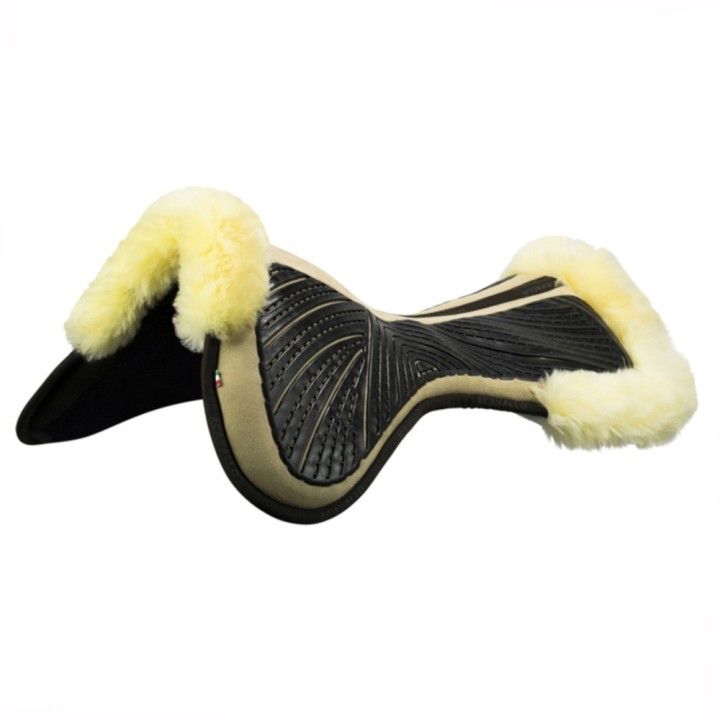 Acavallo CC Gel & Memory Foam Half Pad Lammfell - sand/natur