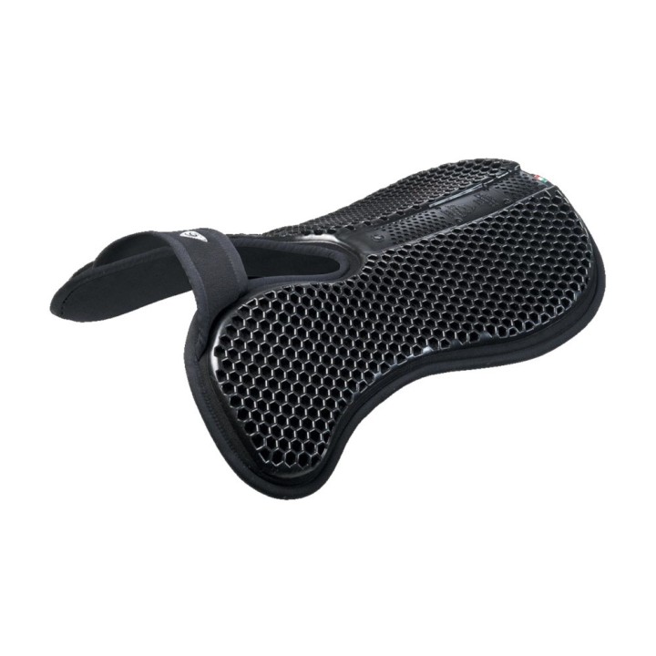 Acavallo Gel Pad Widerristfrei Hexagonal Memory - schwarz