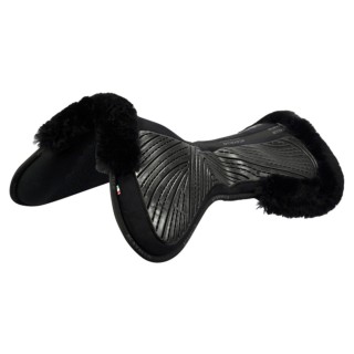 Acavallo CC Gel & Memory Foam Half Pad Lammfell - schwarz