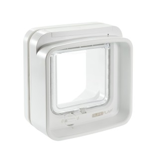SureFlap DualScan™ Mikrochip Katzenklappe - Sureflap weiß