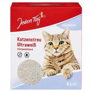 Jeden Tag Ultra Katzenstreu Ultraweiß