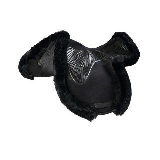 Acavallo Twin Sided Gel Pad Jump Numnah Full Sheepskin Edge