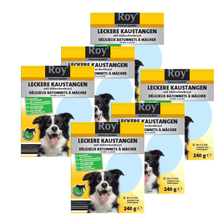 Leckere Kaustangen mit Hühnchenfleisch 240g - 6er Set