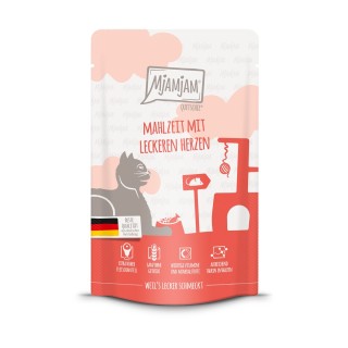 MjAMjAM Quetschie Mahlzeit mit leckeren Herzen 12x125g