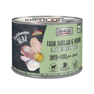 MAC's Cat Feinschmecker Fasan, Kabeljau & Huhn 6x200g