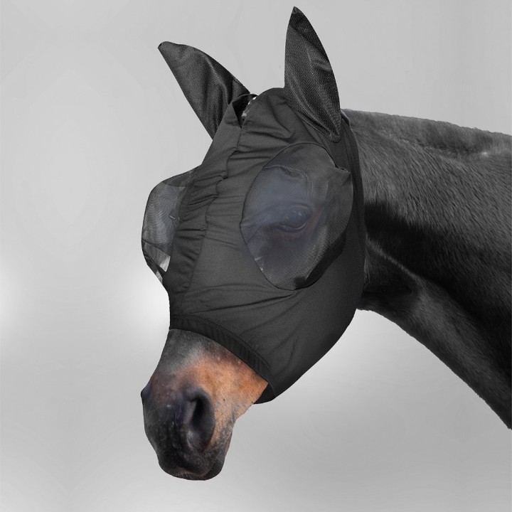 Waldhausen Fliegenmaske Puck - schwarz