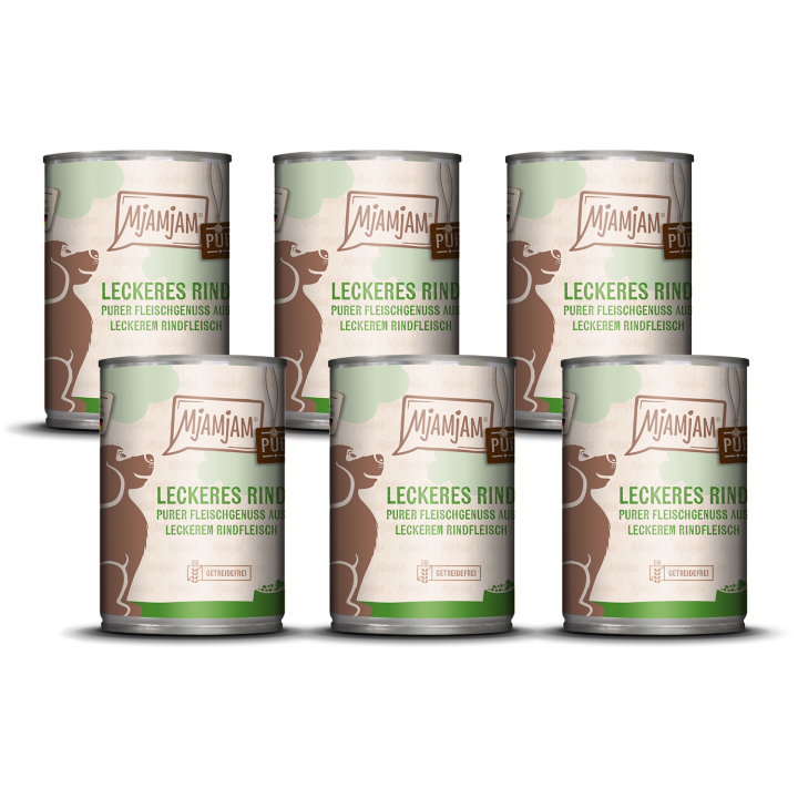 MjAMjAM purer Fleischgenuss - Rind pur 6x400g